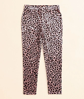 Girls - adyson parker Velvet Animal Print Legging