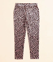 Girls - adyson parker Velvet Animal Print Legging