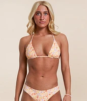 Floral Reversible Swim Top