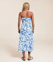 The Sky Strapless Maxi Dress