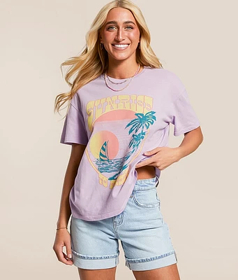 Sunrise To Sunset Oversized T-Shirt