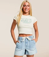 Beach Club Cropped Baby T-Shirt