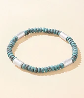 BKE Turquoise Beaded Bracelet