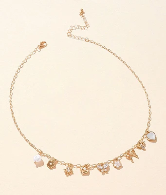 boutique by BKE Glitz Charm Necklace