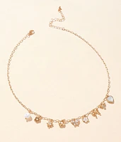 boutique by BKE Glitz Charm Necklace