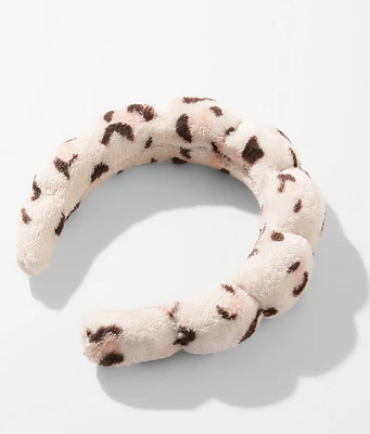 Leopard Puffy Spa Headband