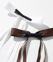2 Pack Bow Hair Clips