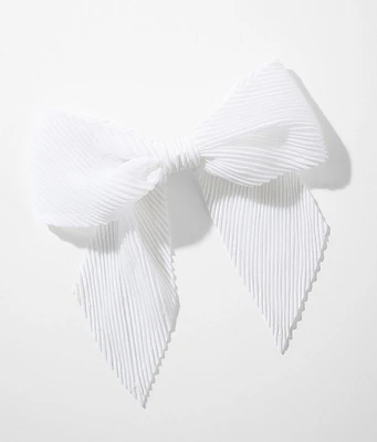 boutique by BKE Pleated Hair Bow Barrette