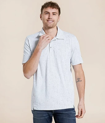 Resist Jacquard Polo