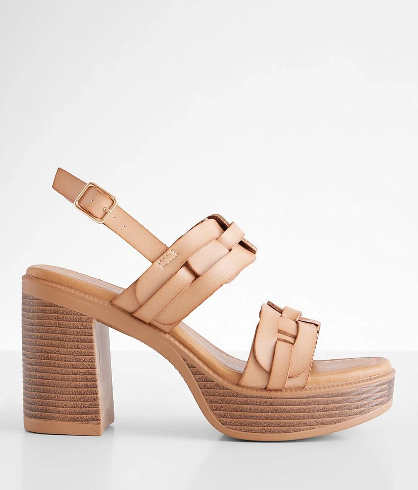 Pierre Dumas Woven Heeled Sandal