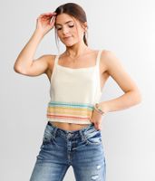 O'Neill Mila Cropped Sweater Tank Top