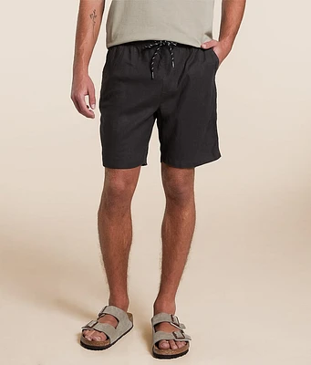 Linen Blend Stretch Short