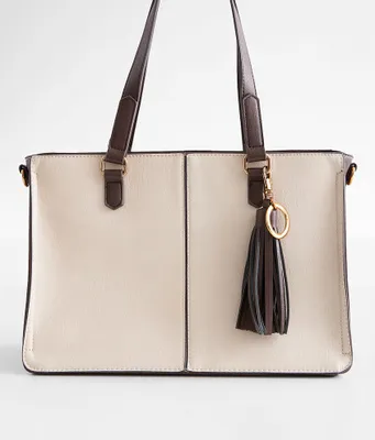 Structured Faux Leather Purse