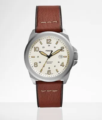 Fossil FB-01 Leather Watch