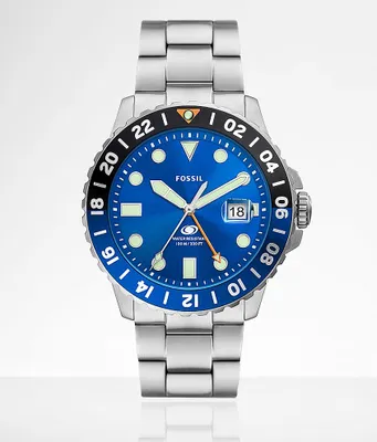Fossil Blue GMT Watch