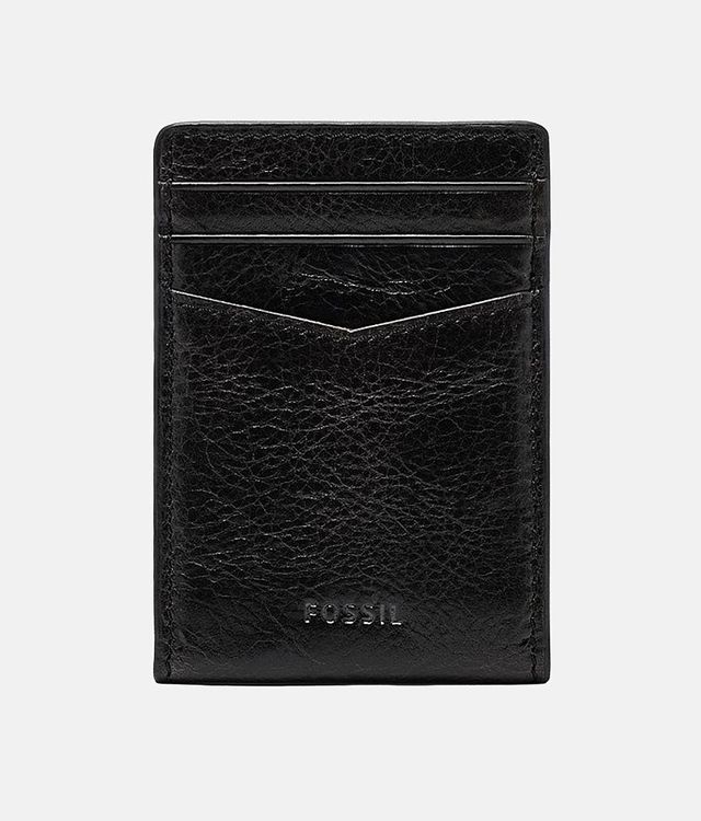 Fossil Men's Everett Leather Card Case Wallet