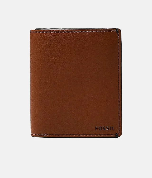 Fossil Everett Leather Wallet - Men's Bags in Brown