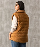 Collared Puffer Vest