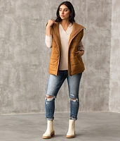 Collared Puffer Vest