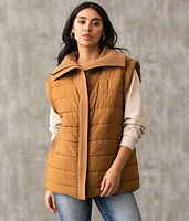 Collared Puffer Vest