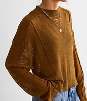 Boxy Cropped Sweater