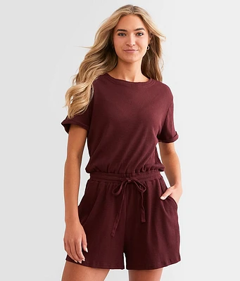 BKE Ribbed Knit Romper