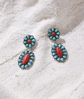 Sterling & Stitch Western Stone Earring