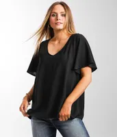 Buckle Black Shaping & Smoothing Gauze Top