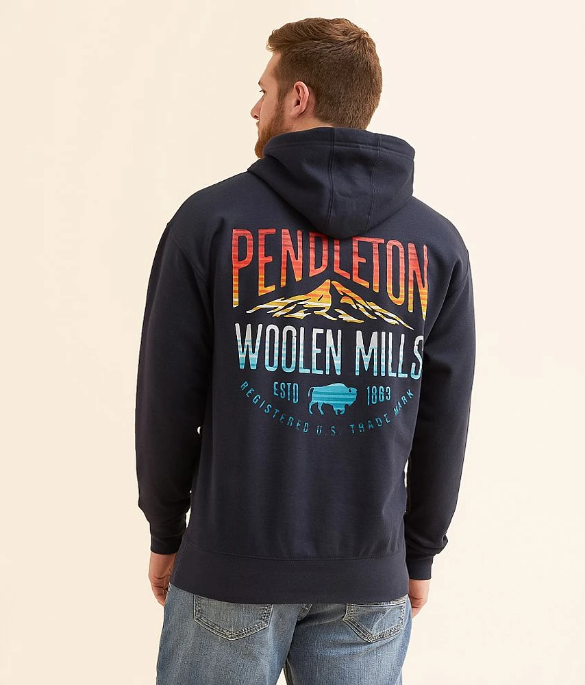 Pendleton Ombre Logo Hooded Sweatshirt