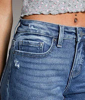 Andi Wide Leg Stretch Cuffed Jean