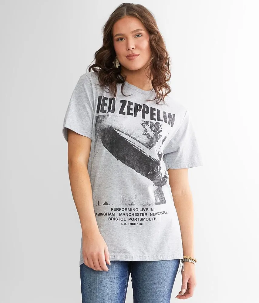 PHILCOS Led Zeppelin U.K. Tour 1969 Band T-Shirt