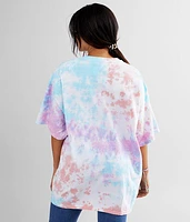 Oversized Tie Dye T-Shirt - One Size