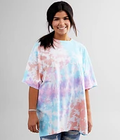 Oversized Tie Dye T-Shirt - One Size