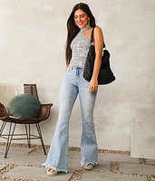 Elliott High Rise Split Flare Jean