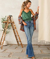 High Rise Flare Stretch Jean