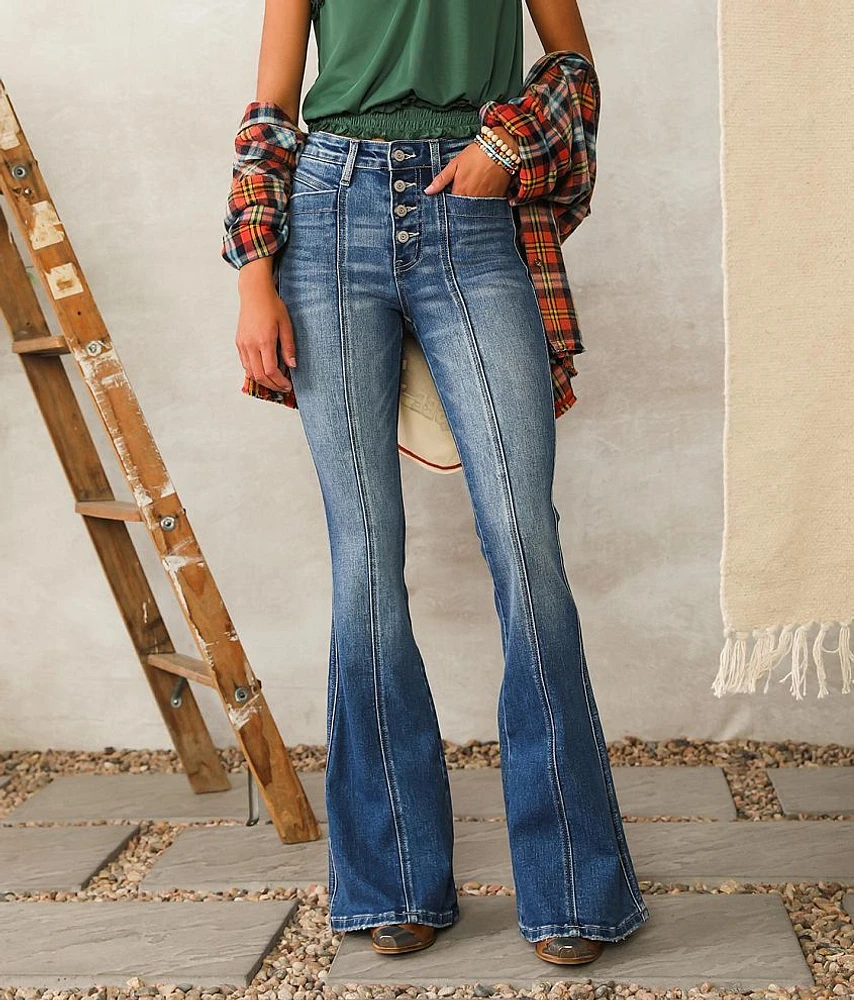 High Rise Flare Stretch Jean