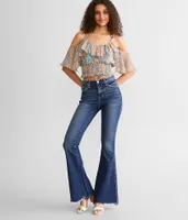 Flying Monkey High Rise Flare Stretch Jean