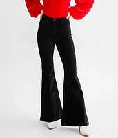 High Rise Super Flare Stretch Velvet Pant