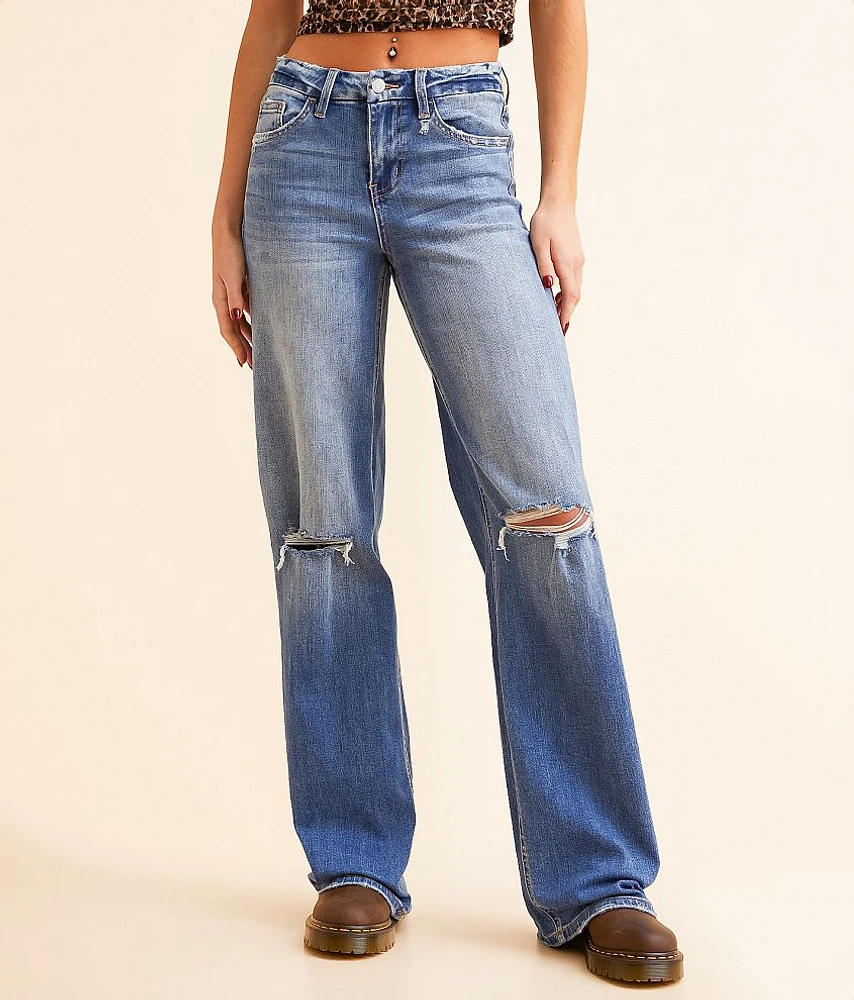 Baggy Wide Leg Stretch Jean