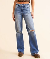Baggy Wide Leg Stretch Jean