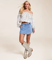 High Rise Stretch Skort