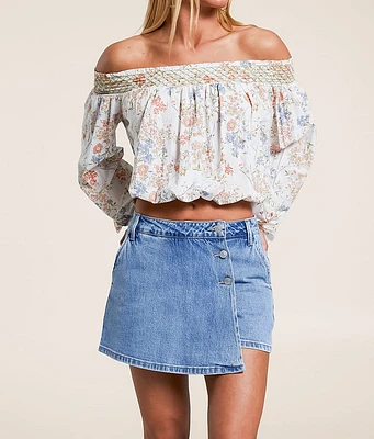 High Rise Stretch Skort
