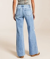 Mid-Rise Wide Leg Stretch Jean