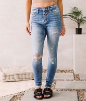 Flying Monkey High Rise Ankle Skinny Stretch Jean