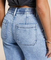 High Rise Wide Leg Stretch Jean