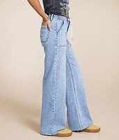 High Rise Wide Leg Stretch Jean