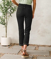 High Rise Boyfriend Stretch Cuffed Jean