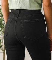 High Rise Boyfriend Stretch Cuffed Jean