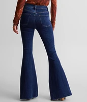 High Rise Pieced Super Flare Stretch Jean