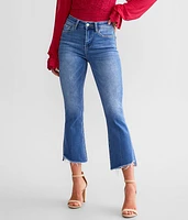 VERVET High Rise Cropped Flare Stretch Jean